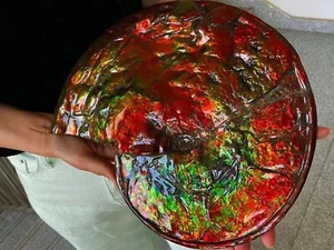 4.95LB Natural Canada Crystals Ammolite Fossil Quartz Crystals Rough healing Gem - Picture 1 of 8