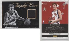 2011-12 Panini Limited Trophy Case Materials /99 David Lee #23