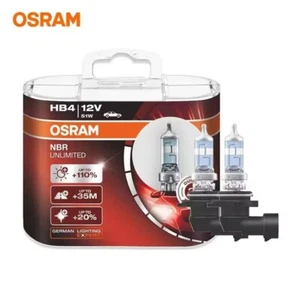 HB4 / 9006, HB3 / 9005 OSRAM NIGHT BREAKER UNLIMITED Headlight Bulbs (2 Pack) - Picture 1 of 17