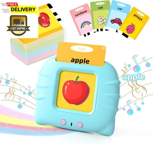 Talking Flash Cards for Toddlers 1-3, Educational Toddler Toys for 1 2 3 4 5 Yea - Picture 1 of 12