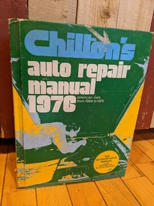 CHILTON'S Auto Repair Manual American Cars 1969-1976 PN 6328 VINTAGE - Picture 1 of 7
