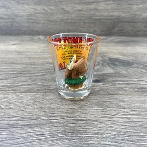 Bottoms Up Crazy Moose Alaska Shot Glass Clear - Picture 1 of 11