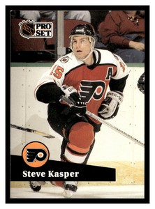 1991 Pro Set  #449 Steve Kasper    Philadelphia Flyers