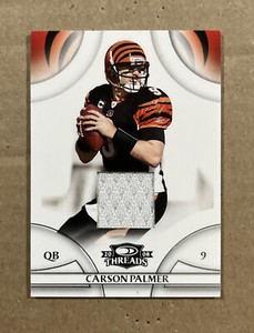2008 Donruss Threads Carson Palmer Game Used Jersey! /250 Bengals