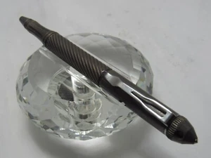 GORGEOUS HIGH QUALITY HEAVY RETRO BLACK BRASS BOLT ACTION TACTICAL PEN/GIFT BOX - Picture 1 of 7