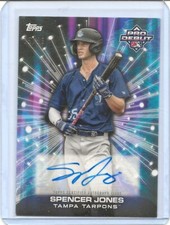 2023 TOPPS PRO DEBUT SPENCER JONES AUTOGRAPH FUTURE CORNERSTONES #D 35/99