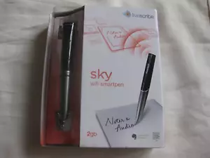 Livescribe Pen 2GB Sky Wi-Fi Smartpen With Dot Paper FOR PARTS ONLY! - Picture 1 of 8