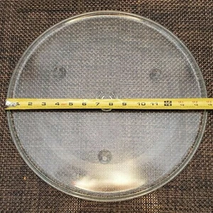 GENUINO PANASONIC AFILADO MICROONDAS HORNO PLACA VIDRIO PLATO GIRATORIO 15 PULGADAS - Imagen 1 de 4