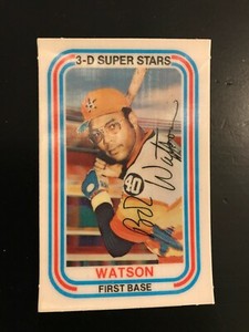 1976 Kellogg's 3D Super Stars Rob Watson #27 Houston Astros