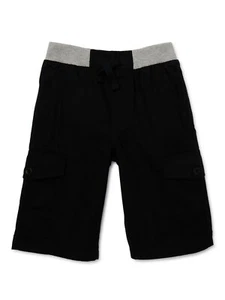 Beverly Hills Polo Club Cargo Shorts Boys Black Elastic Waist, Size L (14/16) - Picture 1 of 3