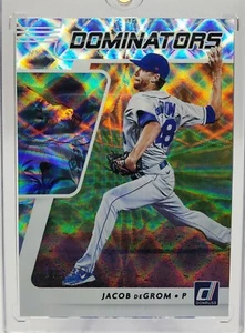 2021 DONRUSS DOMINATORS /349 NET JACOB DEGROM METS - Picture 1 of 2
