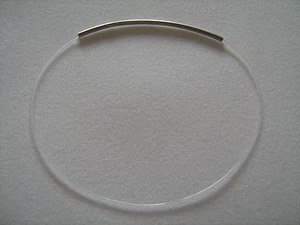 Nylon Halsreif jede Länge Collier Halskette Kunststoff auf Maß - Bild 1 von 5