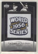 2007 Upper Deck Premier Premier Stitchings /50 Don Larsen Yogi Berra #PS-87 HOF