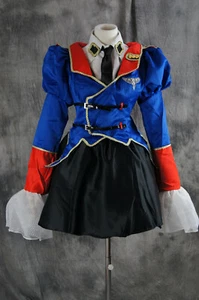 a-523 T. L Code Geass GAIDEN Boukoku no Akito Leyla Cosplay Traje Azul Disfraz - Imagen 1 de 8