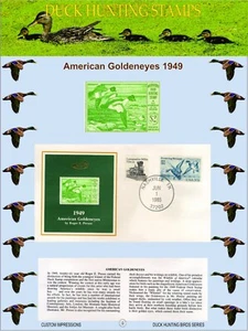 DUCK HUNTING STAMPS CANVAS WALL ART PAINTING PICTURES HANGING POSTERS HOME DECOR - Picture 1 of 1