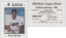 1990 Sport Pro Butte Copper Kings Brian Mouton #21