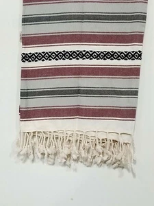 BERSUSE San Jose XL mexikanischer Stil Überwurf Decke - 57x92 cm, weinrot - Bild 1 von 3