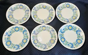 Figgjo Turi Gramstad OLIVER Bread Plates 6-3/4" SET OF 6 Made in Norway - Picture 1 of 5