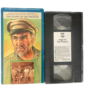 Flight of the Phoenix (1965), VHS Movie, CBS Key Video (1988), Aldrich x Stewart - Picture 1 of 5