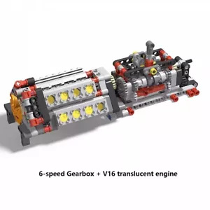 Technic Parts MOC Auto Speed Getriebe Kit Set für Lego Getriebe Achsen Pins Brick Bag - Bild 1 von 14