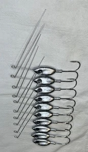 SpinnerBait Heads Twisted Loop 1 1/2 oz & 2 oz Unpainted - FREE SHIPPING - Picture 1 of 6