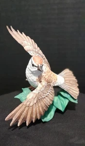 Lenox CHIPPING SPARROW Fine Porcelain Figur Garden Bird Collection 1990 - Bild 1 von 5