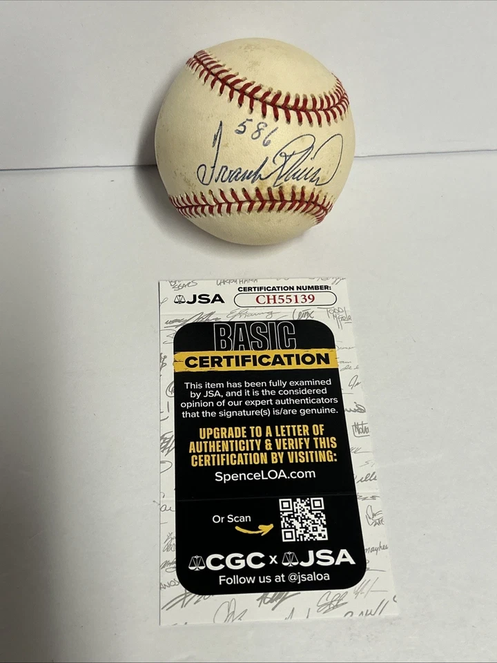 Frank Robinson Signed Baseball ROAL Ball 586 Baltimore Orioles JSA COA - Image 1 of 4