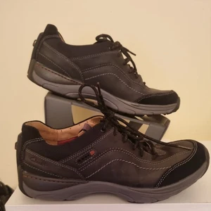 Clarks Mens Skyward Vibe Brown Leather Active Air Vent UK 9 G - Picture 1 of 18