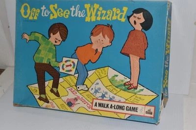 OFF TO SEE THE WIZARD FLOOR GAME MGM 1967 ORIGINAL BOX & SPINNER WIZARD  (UKQ83) - Image 1 of 4