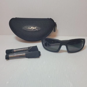 Wiley X Rush WX Z87-2 1110Z Black Eyeglasses Sunglasses w/ Case - Picture 1 of 16