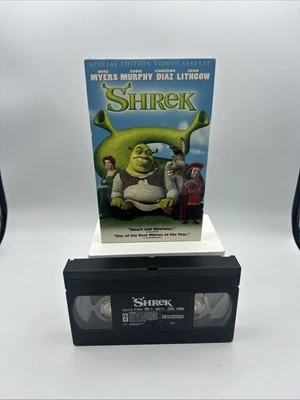 Shrek VHS 2001 Special Edition Big Box Kids Movie DreamWorks Animation Works 9" - Image 1 of 4