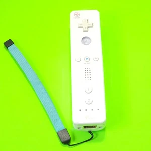 Original Zubehör Hersteller Wii Motionplus integrierte Fernbedienung Wiimote sauber weiß authentisch Nintendo getestet - Bild 1 von 7