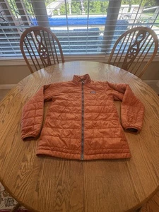 Patagonia Nano Puff Jacket Youth XL 14 Orange Zip Puffer Quilted Primaloft Ins - Picture 1 of 11