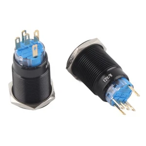 ′(Schwarz) Dc 12v 50a Autostart-Motorknopfstater Wasserdichter - Afbeelding 1 van 24