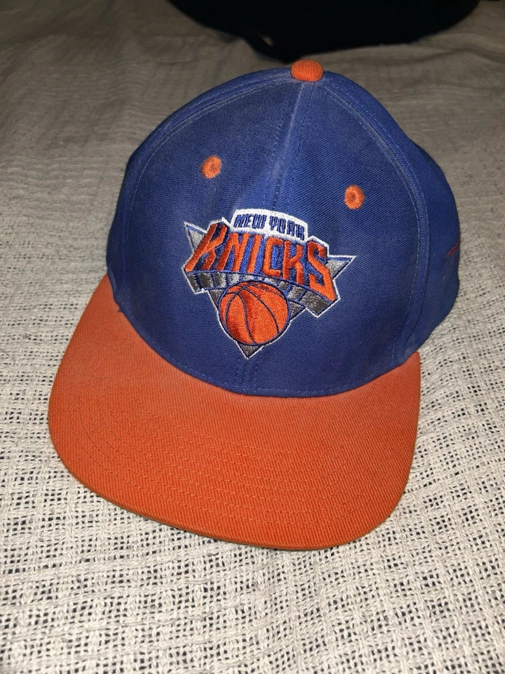 New York Knicks NBA Adidas X TI$A VIntage Throwback Blue Snapback Hat - Image 1 of 4