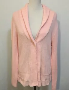 Cárdigan rosa para mujer American Living suéter algodón lino talla grande nuevo $65 - Imagen 1 de 9