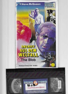 Silwa Video  Steve McQueen   ANGRIFF AUS DEM WELTALL   "The Blob"   VHS Rarität - Foto 1 di 3
