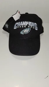 Vintage NFL Team Philadelphia Eagles 2004 NFC Champions strapback - Picture 1 of 7