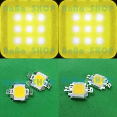 6pcs 10W Neutral White 4000K High Power LED Lamp Lights Bulb 1000Lm 10Watt - Image 1 of 3