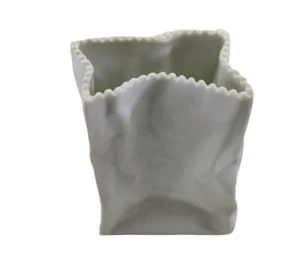 Rosenthal RARO Non Lettare Collezione Piccolo Sacchetto di Carta Forma Vaso Bud - Foto 1 di 12