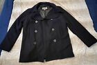 Mens Old Navy Black Peacoat Jacket - Size M- Used. Very Good Condition