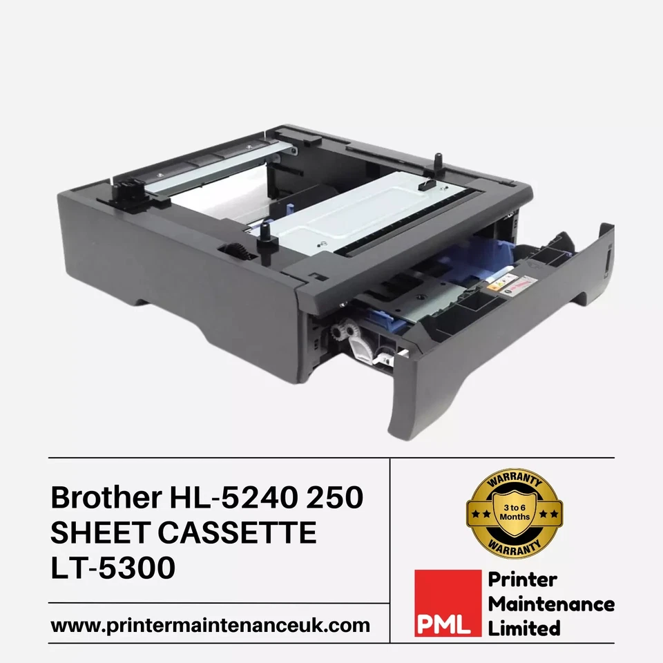 Brother 5240 5250 5340 5350 Optional 250 Sheet Feeder Cassette LT-5300 +Warranty - Image 1 of 1