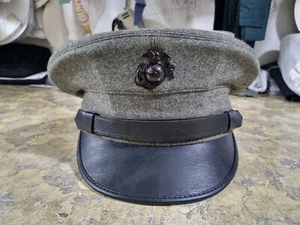 Military US USMC Marines Army Officers Dress Cap Hat USA - Picture 1 of 8