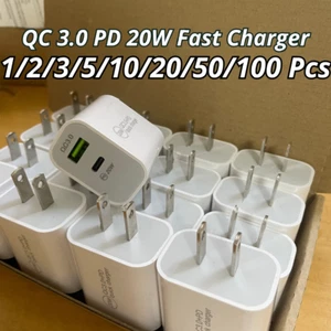Wholesale 20W USB Type C Fast Charger Power Adapter Cube For Android iPhone iPad - Picture 1 of 5