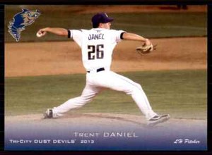 2013 Grandstand Tri-City Dust Devils Trent Daniel Tri-City Dust Devils #NNO