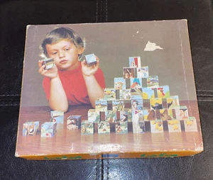 VINTAGE CZECH BLOCK PUZZLE 5 DIFFERENT IN ORIGINAL BOX COMPLETE - Picture 1 of 8