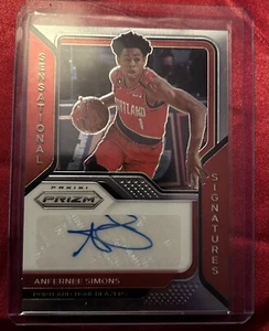 2020-21 Panini Prizm - Sensational Signatures Silver Prizm #SS-ANF Anfernee... - Picture 1 of 2
