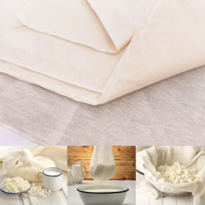 Cotton Cheese Cloth Food Butter Straining Muslin Gauze Cooking Draining Fabric - Image 1 of 4