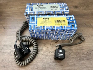 Nikon SC-17 Remote Flash Adapter Sync Cord Made in Japan Lot of 2 Short & Reg - Picture 1 of 3