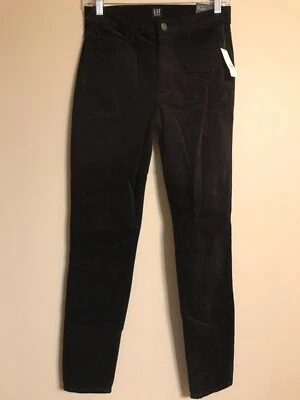 Новый с Ярлыками GAP высоты леггинсы бархата брюки 27R-28R черный эластичной #98627 - Изображение 1 из 4